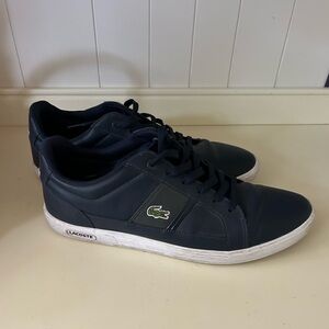 LACOSTE men’s navy sneakers size 10.5